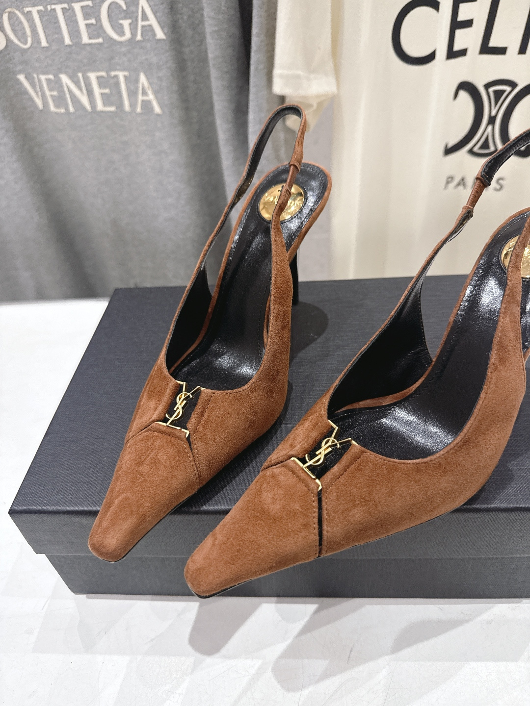高版本出厂   SAINT LAURENT/圣罗兰YSL🆕 26ss春夏大热全新高跟鞋单鞋凉鞋！经典Ca