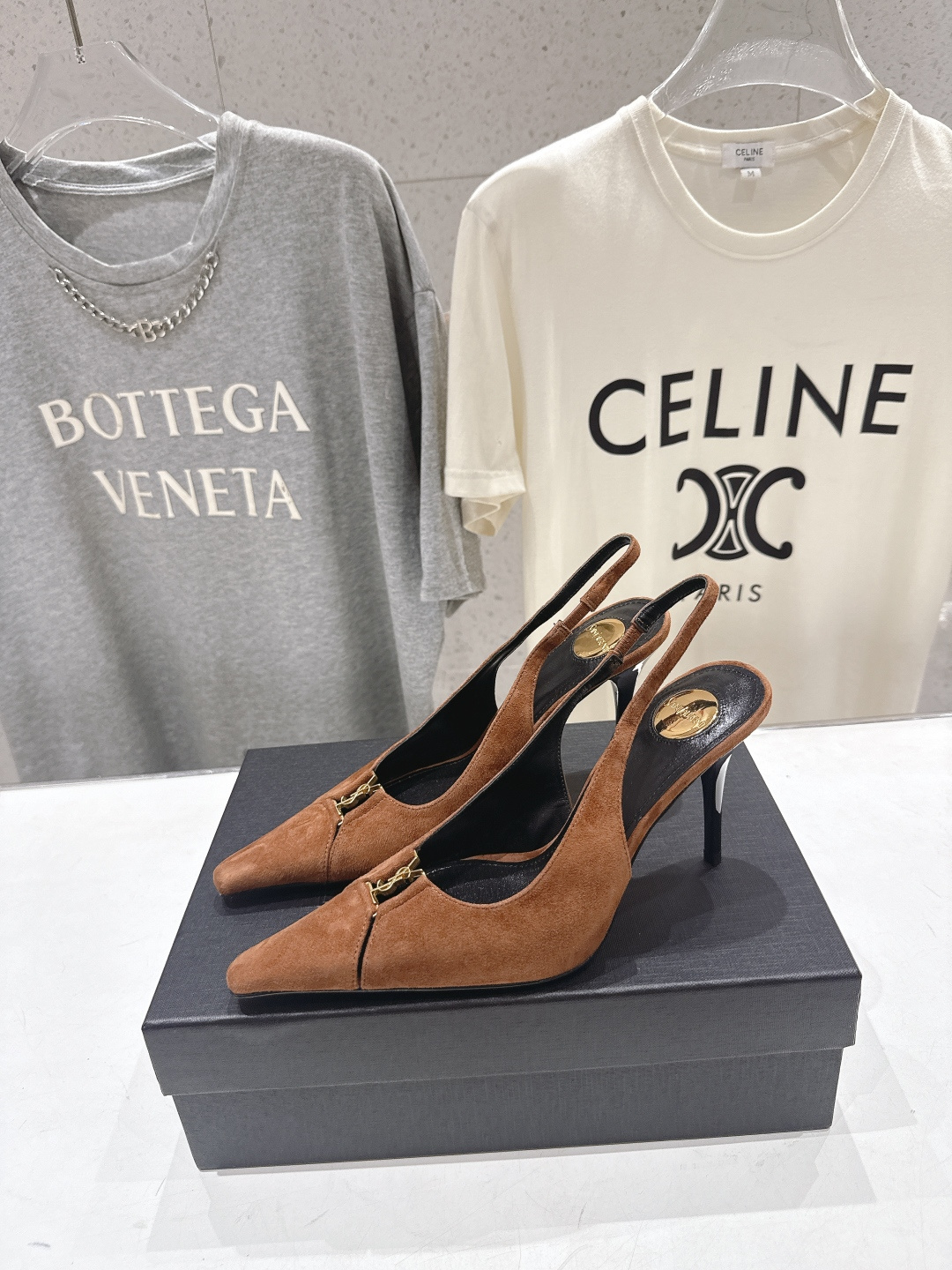 高版本出厂   SAINT LAURENT/圣罗兰YSL🆕 26ss春夏大热全新高跟鞋单鞋凉鞋！经典Ca