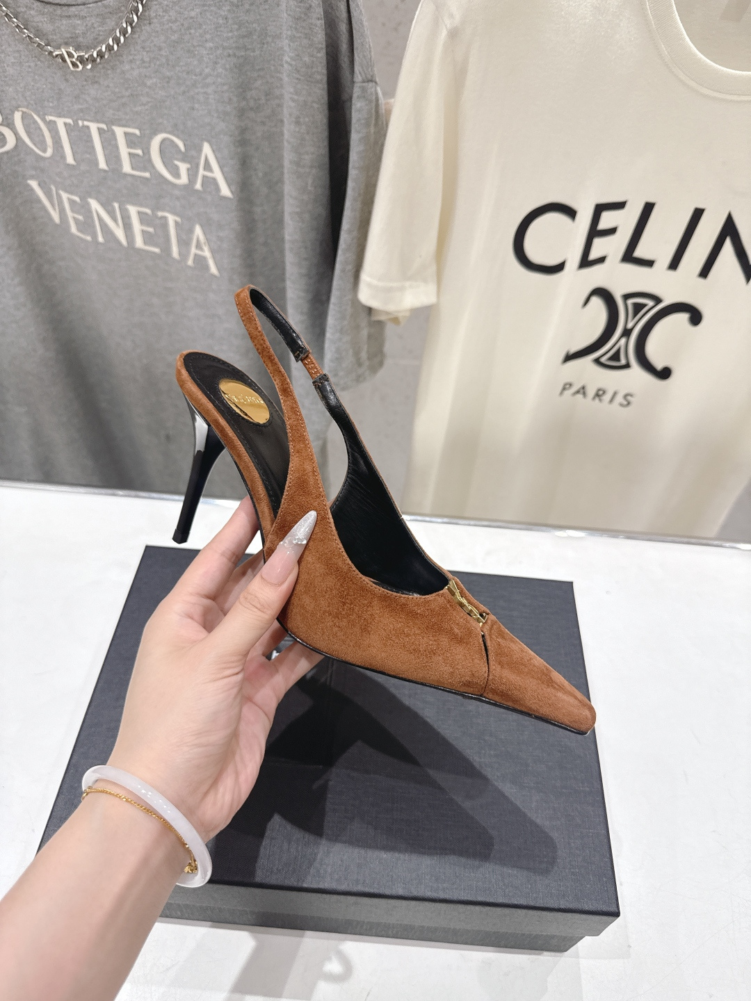 高版本出厂   SAINT LAURENT/圣罗兰YSL🆕 26ss春夏大热全新高跟鞋单鞋凉鞋！经典Ca