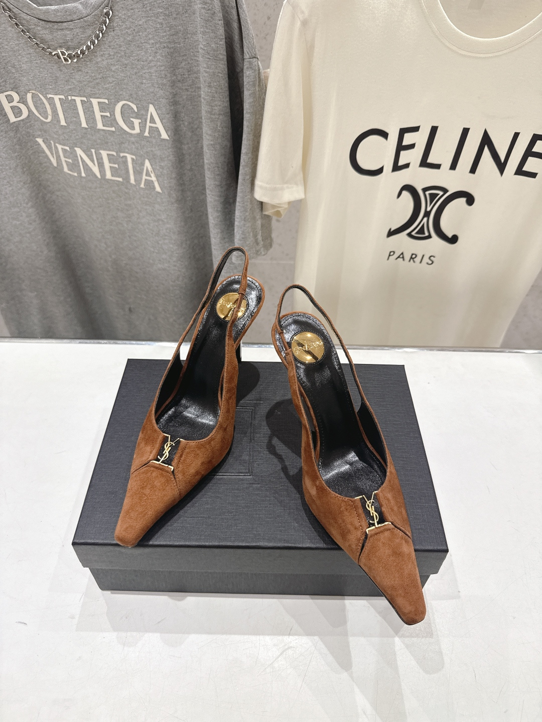 高版本出厂   SAINT LAURENT/圣罗兰YSL🆕 26ss春夏大热全新高跟鞋单鞋凉鞋！经典Ca