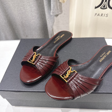 高版本出厂 「SAINT LAURENT*」F017 圣罗兰26ss夏季新款ysl 圣罗兰平底拖鞋~ 高版本出厂 「SAINT LAURENT*」F017 圣罗兰26ss夏季新款ysl 圣罗兰平底拖鞋~