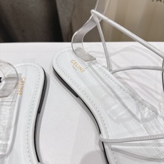 高版本出厂 Celine~赛琳F018 2026ss夏季新款平底时尚罗马风夹脚平底凉鞋New Celi 高版本出厂 Celine~赛琳F018 2026ss夏季新款平底时尚罗马风夹脚平底凉鞋New Celi