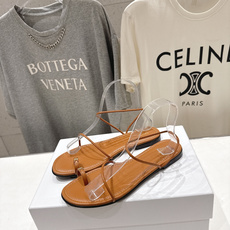 高版本出厂 Celine~赛琳F018 2026ss夏季新款平底时尚罗马风夹脚平底凉鞋New Celi 高版本出厂 Celine~赛琳F018 2026ss夏季新款平底时尚罗马风夹脚平底凉鞋New Celi