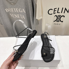 高版本出厂 Celine~赛琳F018 2026ss夏季新款平底时尚罗马风夹脚平底凉鞋New Celi 高版本出厂 Celine~赛琳F018 2026ss夏季新款平底时尚罗马风夹脚平底凉鞋New Celi