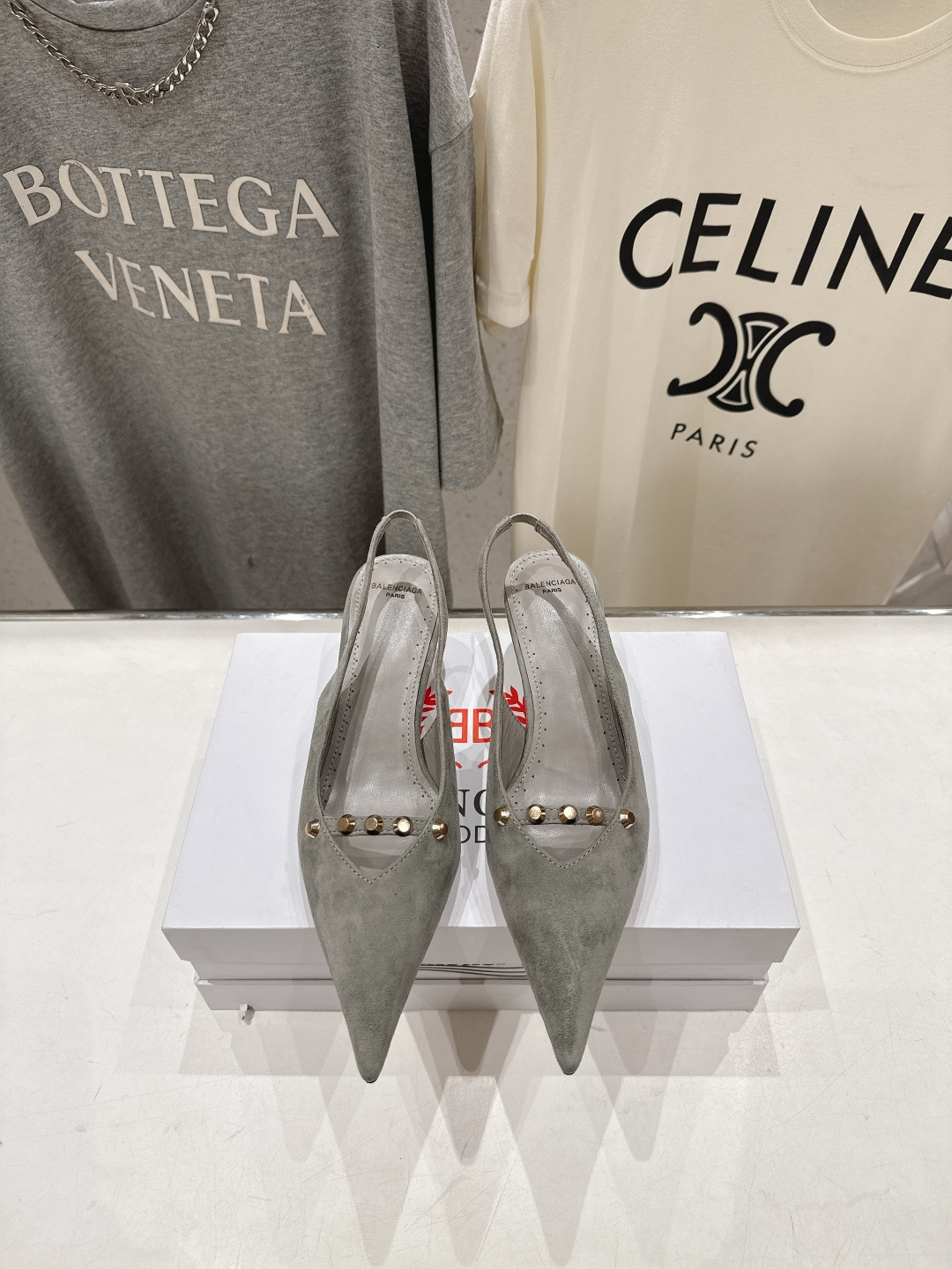 高版本出厂  BALENCIAG*巴黎世家F073 2026ss夏季新款尖头高跟鞋凉鞋非常舒服的高跟凉鞋