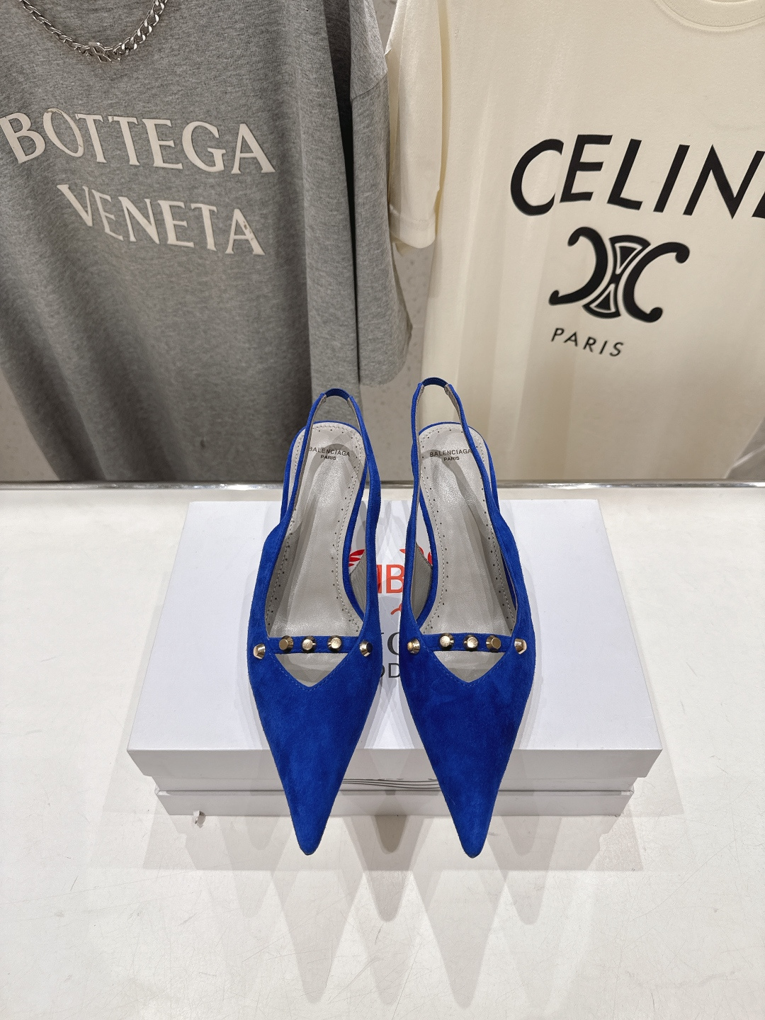 高版本出厂  BALENCIAG*巴黎世家F073 2026ss夏季新款尖头高跟鞋凉鞋非常舒服的高跟凉鞋