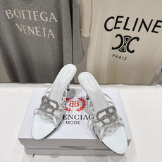 高版本出厂 BALENCIAG*巴黎世家F073 2026ss夏季新款双B字母扣高跟鞋拖鞋非常时髦一款 高版本出厂 BALENCIAG*巴黎世家F073 2026ss夏季新款双B字母扣高跟鞋拖鞋非常时髦一款