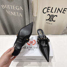 高版本出厂 BALENCIAG*巴黎世家F073 2026ss夏季新款尖头高跟鞋拖鞋非常舒服的高跟拖鞋 高版本出厂 BALENCIAG*巴黎世家F073 2026ss夏季新款尖头高跟鞋拖鞋非常舒服的高跟拖鞋