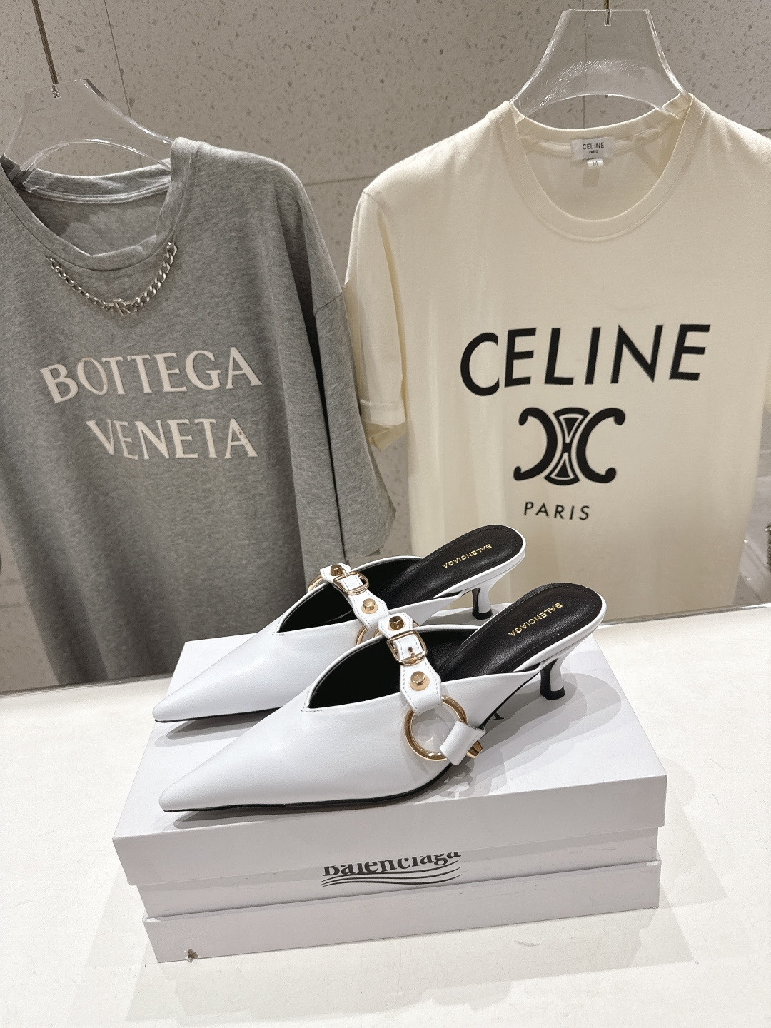 高版本出厂 BALENCIAG*巴黎世家F073 2026ss夏季新款尖头高跟鞋拖鞋非常舒服的高跟拖鞋 高版本出厂 BALENCIAG*巴黎世家F073 2026ss夏季新款尖头高跟鞋拖鞋非常舒服的高跟拖鞋