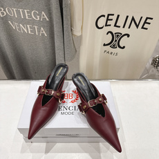 高版本出厂 BALENCIAG*巴黎世家F073 2026ss夏季新款尖头高跟鞋拖鞋非常舒服的高跟拖鞋 高版本出厂 BALENCIAG*巴黎世家F073 2026ss夏季新款尖头高跟鞋拖鞋非常舒服的高跟拖鞋