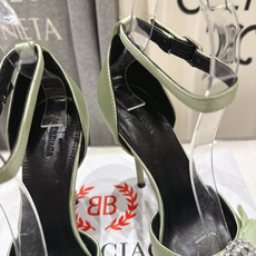 高版本出厂 BALENCIAG*巴黎世家F073 2026ss夏季新款水钻蝴蝶结鱼嘴高跟鞋凉鞋非常舒服 高版本出厂 BALENCIAG*巴黎世家F073 2026ss夏季新款水钻蝴蝶结鱼嘴高跟鞋凉鞋非常舒服