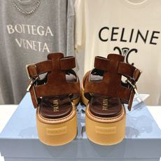 高版本出厂 Prada/普拉达F029 2026ss夏季新款复古风沙滩厚底凉鞋这个鞋型真的属于经典不会过 高版本出厂 Prada/普拉达F029 2026ss夏季新款复古风沙滩厚底凉鞋这个鞋型真的属于经典不会过