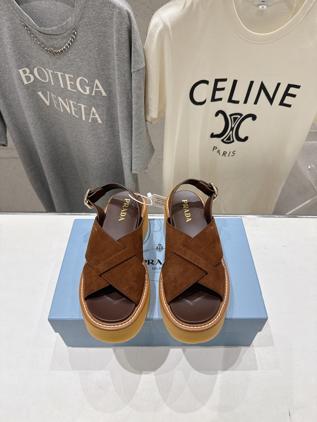 高版本出厂 Prada/普拉达F029 2026ss夏季新款复古风沙滩厚底凉鞋这个鞋型真的属于经典不会过