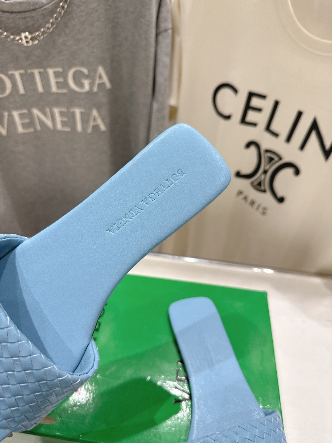 高版本出厂 Bottega Veneta/BV F065 2026ss夏季新款Parco Mule女士平