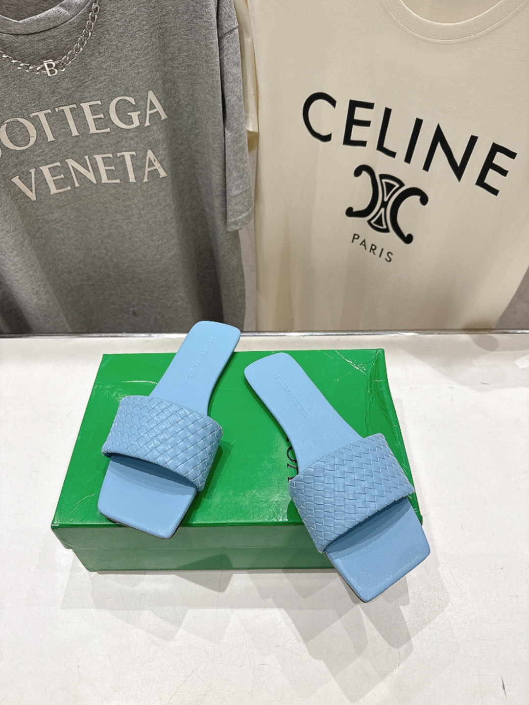 高版本出厂 Bottega Veneta/BV F065 2026ss夏季新款Parco Mule女士平