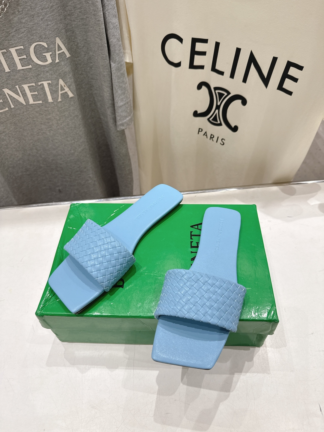 高版本出厂 Bottega Veneta/BV F065 2026ss夏季新款Parco Mule女士平
