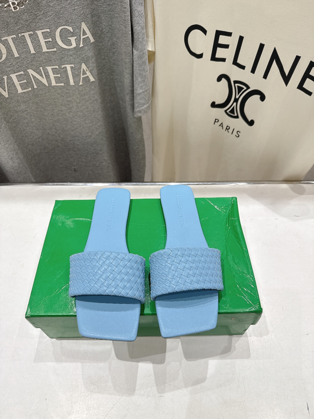 高版本出厂 Bottega Veneta/BV F065 2026ss夏季新款Parco Mule女士平