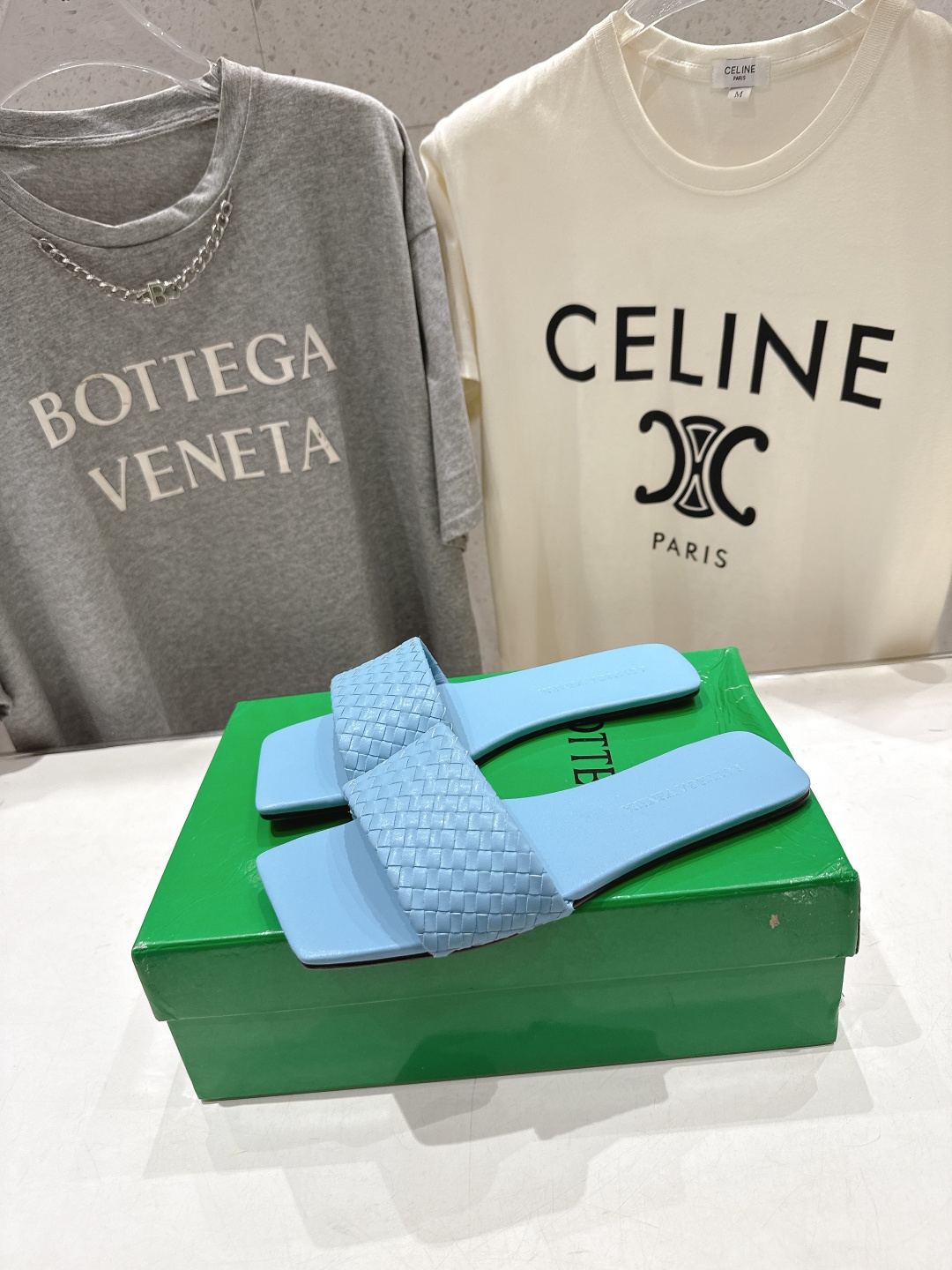 高版本出厂 Bottega Veneta/BV F065 2026ss夏季新款Parco Mule女士平