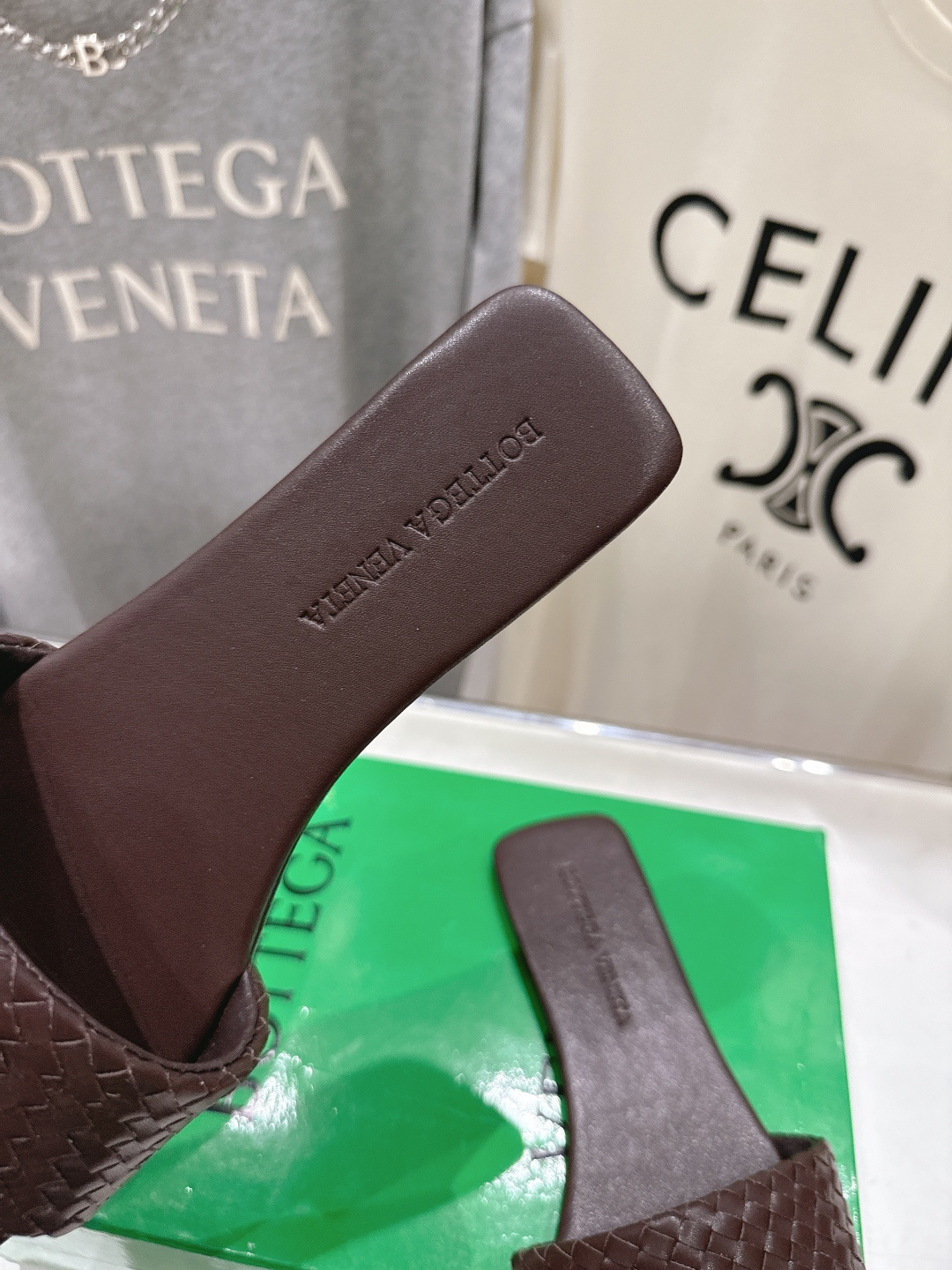 高版本出厂 Bottega Veneta/BV F065 2026ss夏季新款Parco Mule女士平