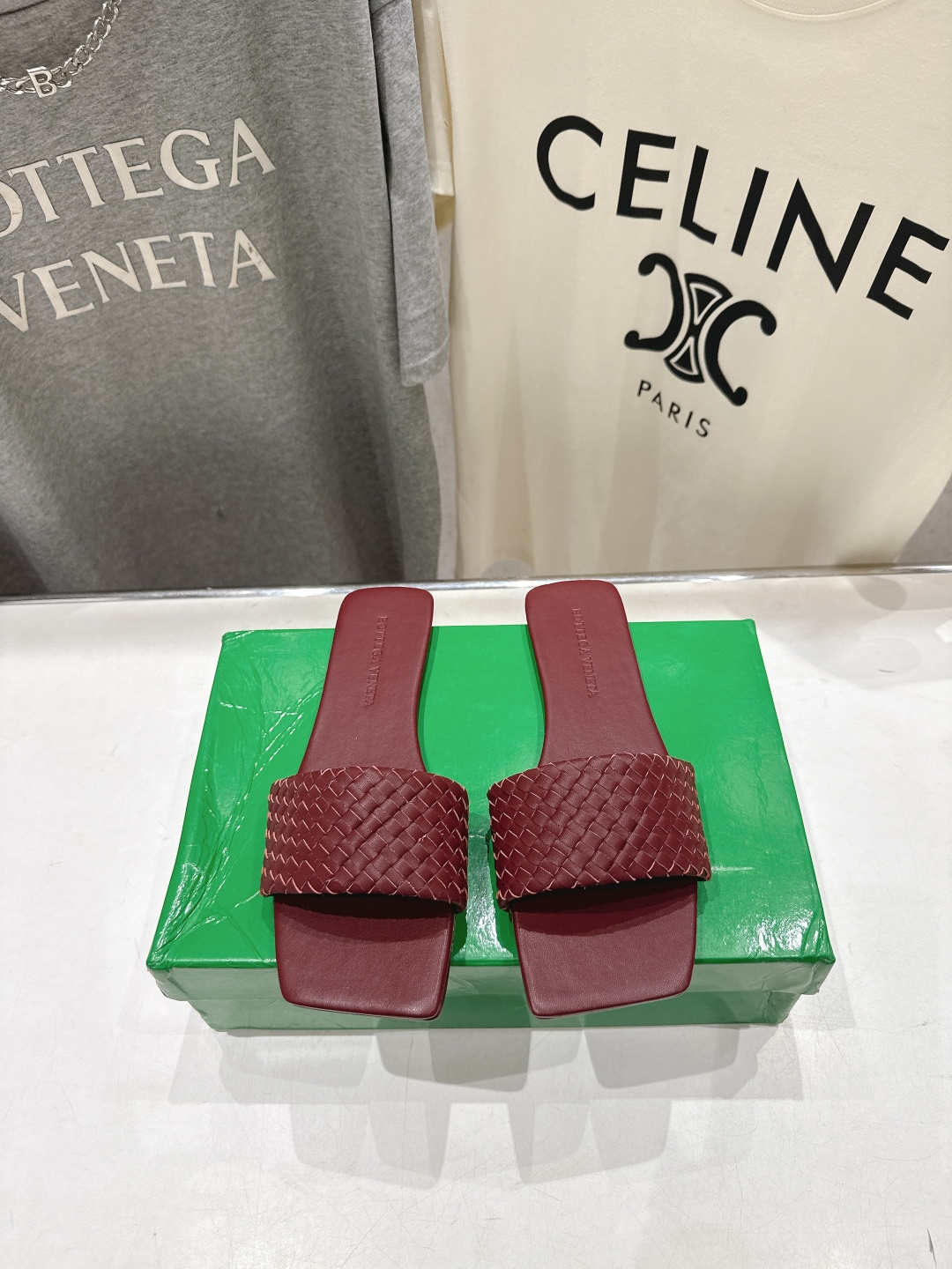 高版本出厂 Bottega Veneta/BV F065 2026ss夏季新款Parco Mule女士平