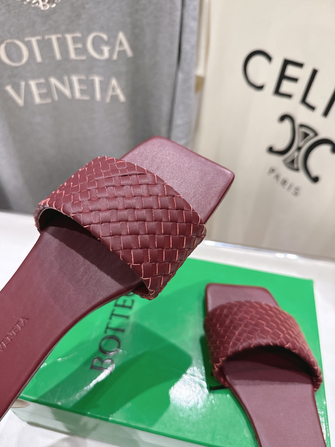 高版本出厂 Bottega Veneta/BV F065 2026ss夏季新款Parco Mule女士平