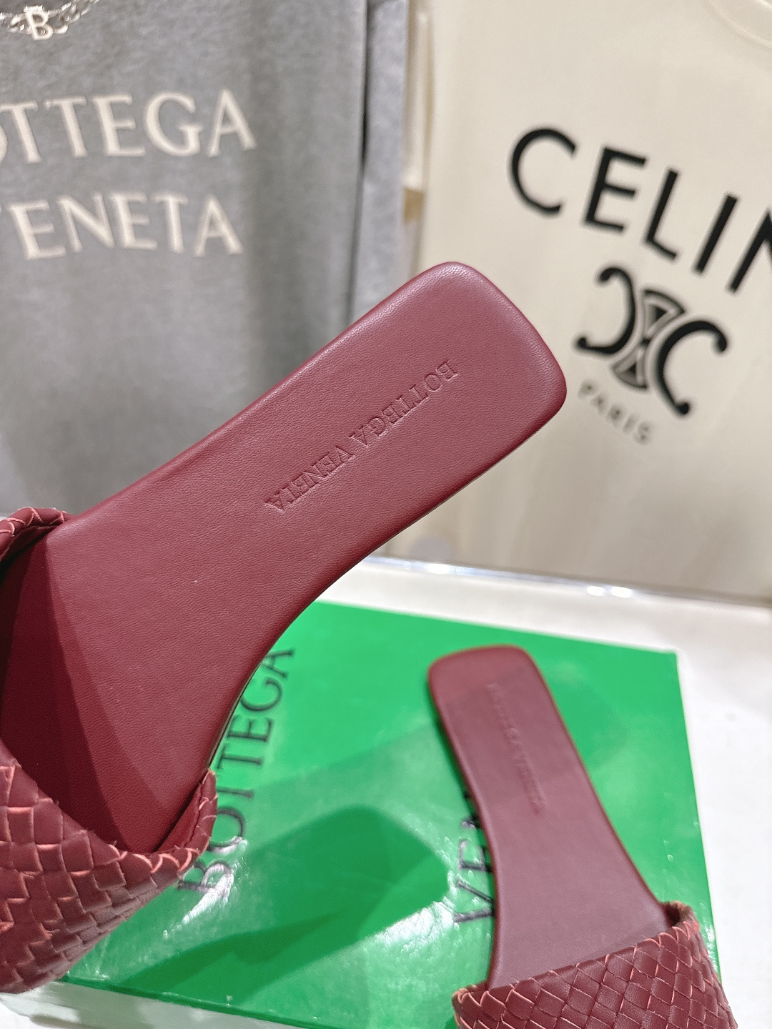 高版本出厂 Bottega Veneta/BV F065 2026ss夏季新款Parco Mule女士平