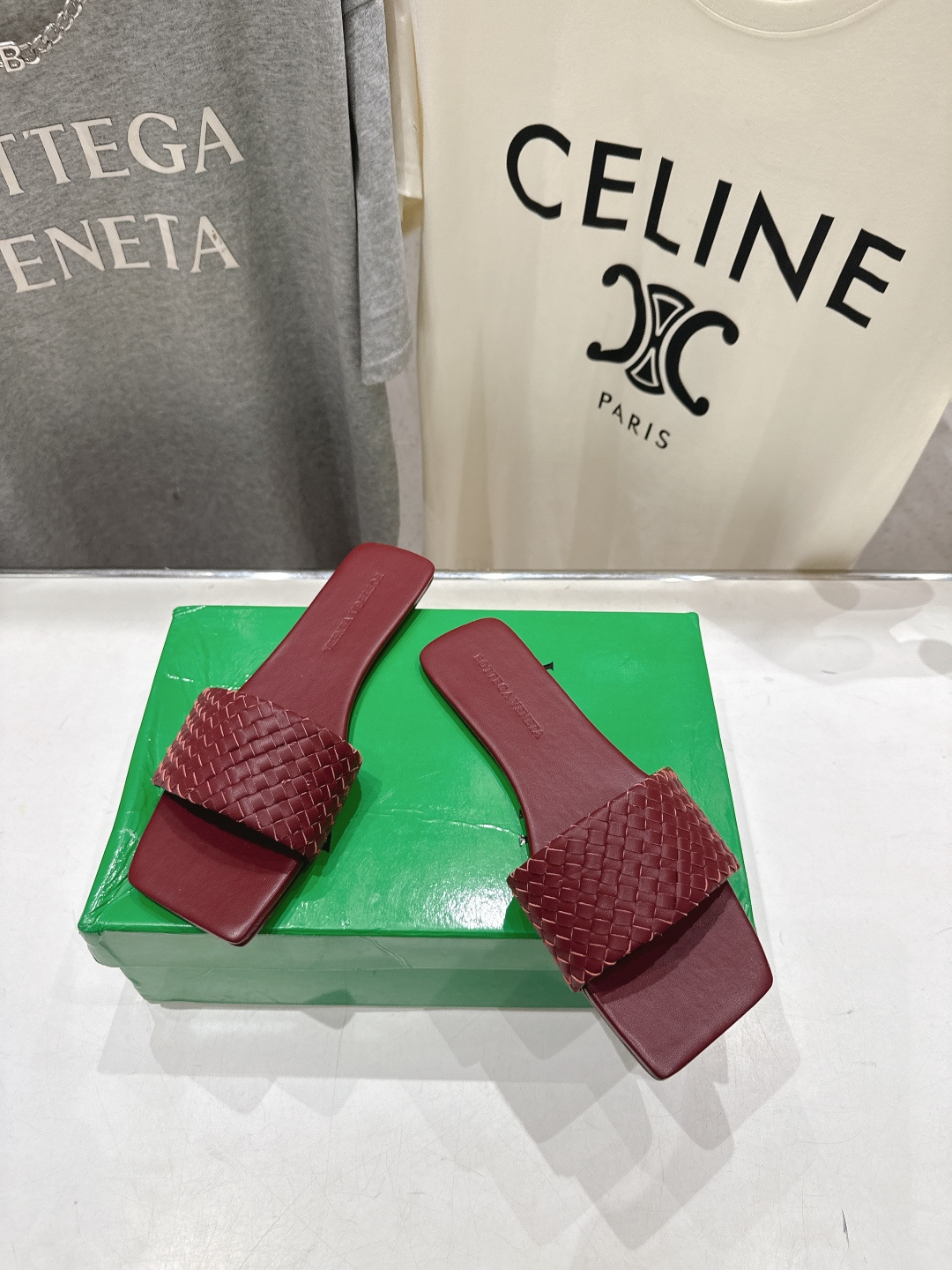 高版本出厂 Bottega Veneta/BV F065 2026ss夏季新款Parco Mule女士平