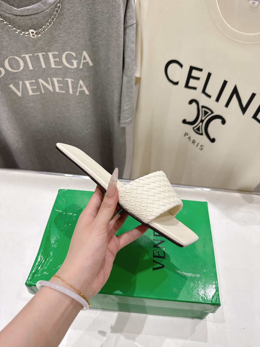 高版本出厂 Bottega Veneta/BV F065 2026ss夏季新款Parco Mule女士平