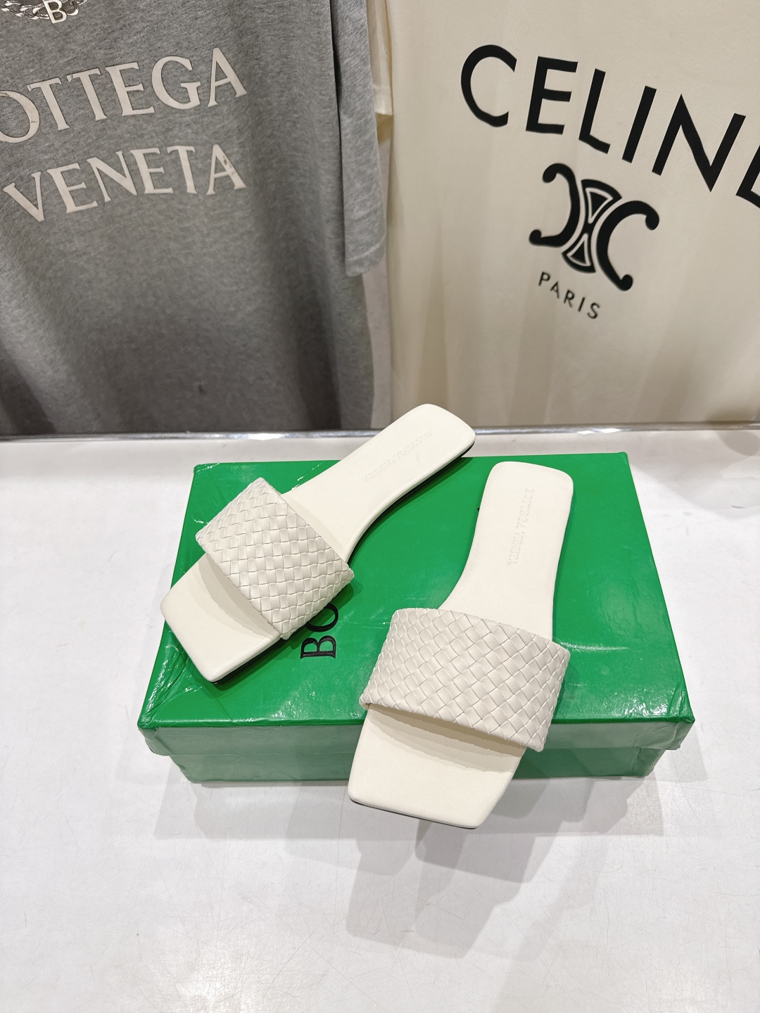 高版本出厂 Bottega Veneta/BV F065 2026ss夏季新款Parco Mule女士平