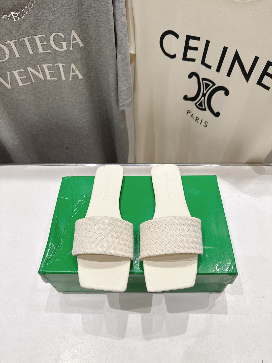 高版本出厂 Bottega Veneta/BV F065 2026ss夏季新款Parco Mule女士平