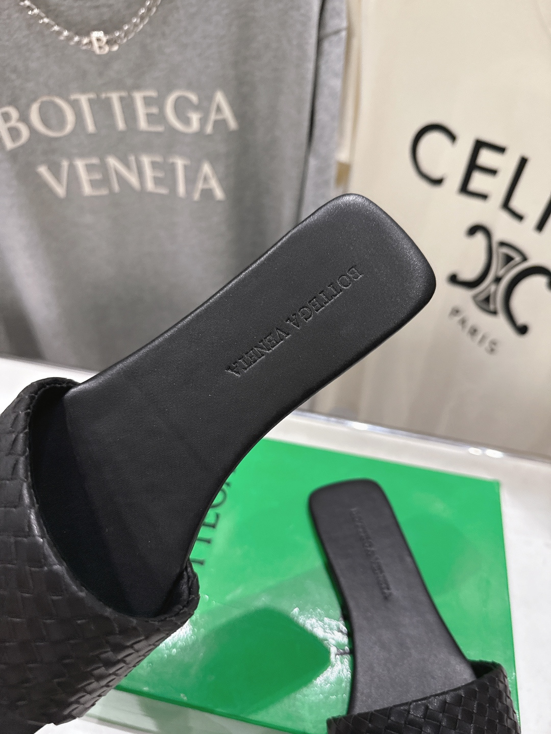 高版本出厂 Bottega Veneta/BV F065 2026ss夏季新款Parco Mule女士平