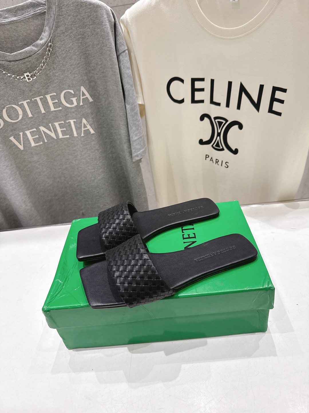 高版本出厂 Bottega Veneta/BV F065 2026ss夏季新款Parco Mule女士平