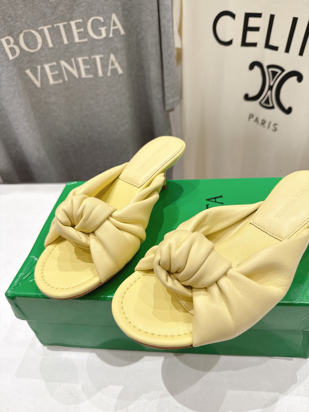 高版本出厂 Bottega Veneta/BV F065 2026ss夏季新款Parco Mule女士打