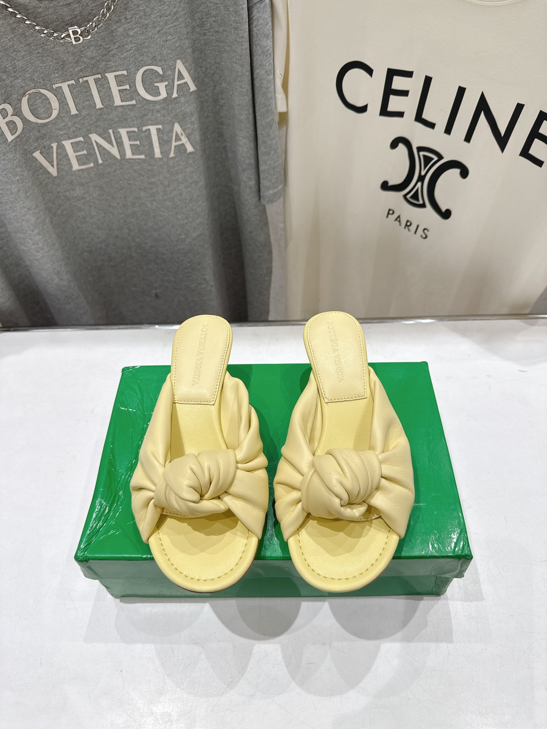 高版本出厂 Bottega Veneta/BV F065 2026ss夏季新款Parco Mule女士打
