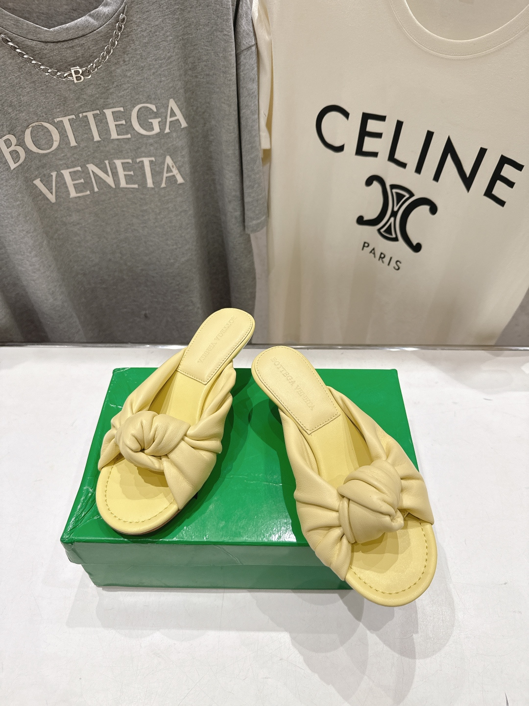 高版本出厂 Bottega Veneta/BV F065 2026ss夏季新款Parco Mule女士打
