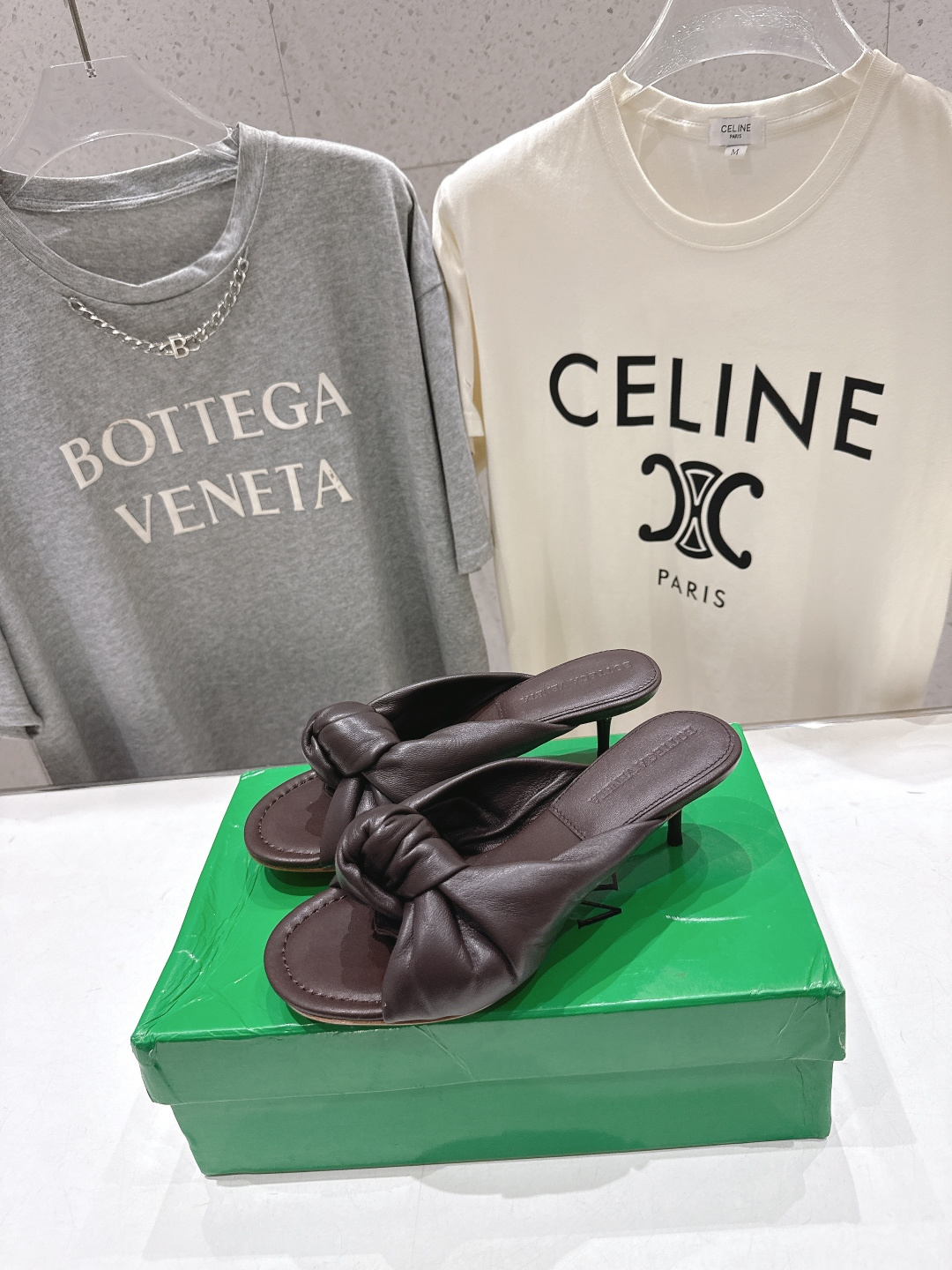 高版本出厂 Bottega Veneta/BV F065 2026ss夏季新款Parco Mule女士打