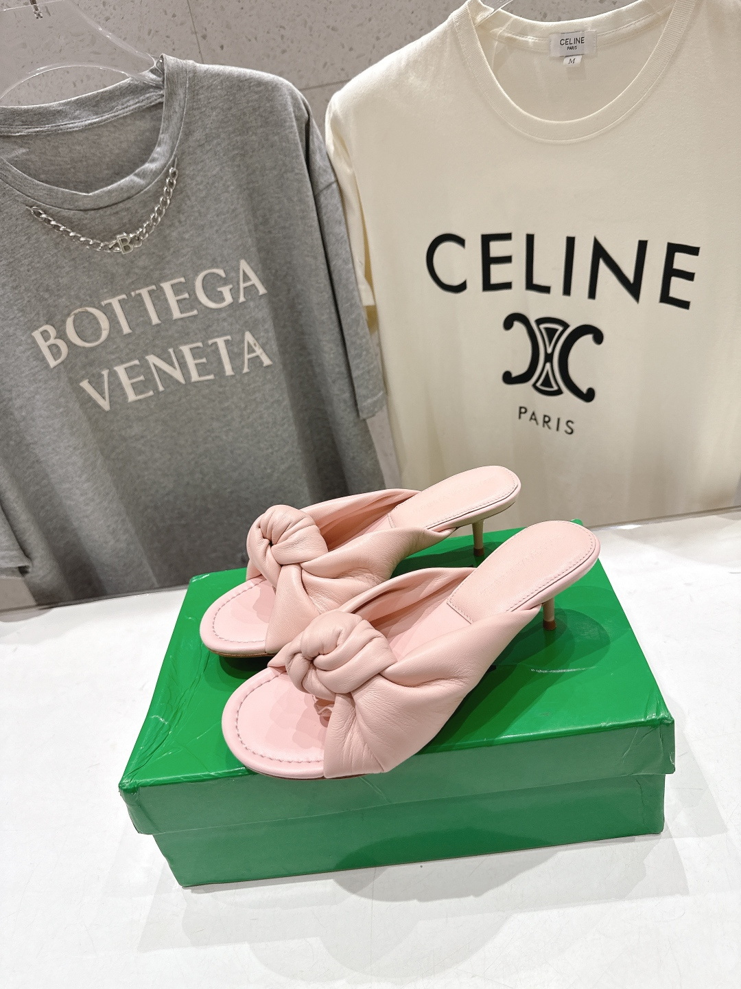 高版本出厂 Bottega Veneta/BV F065 2026ss夏季新款Parco Mule女士打