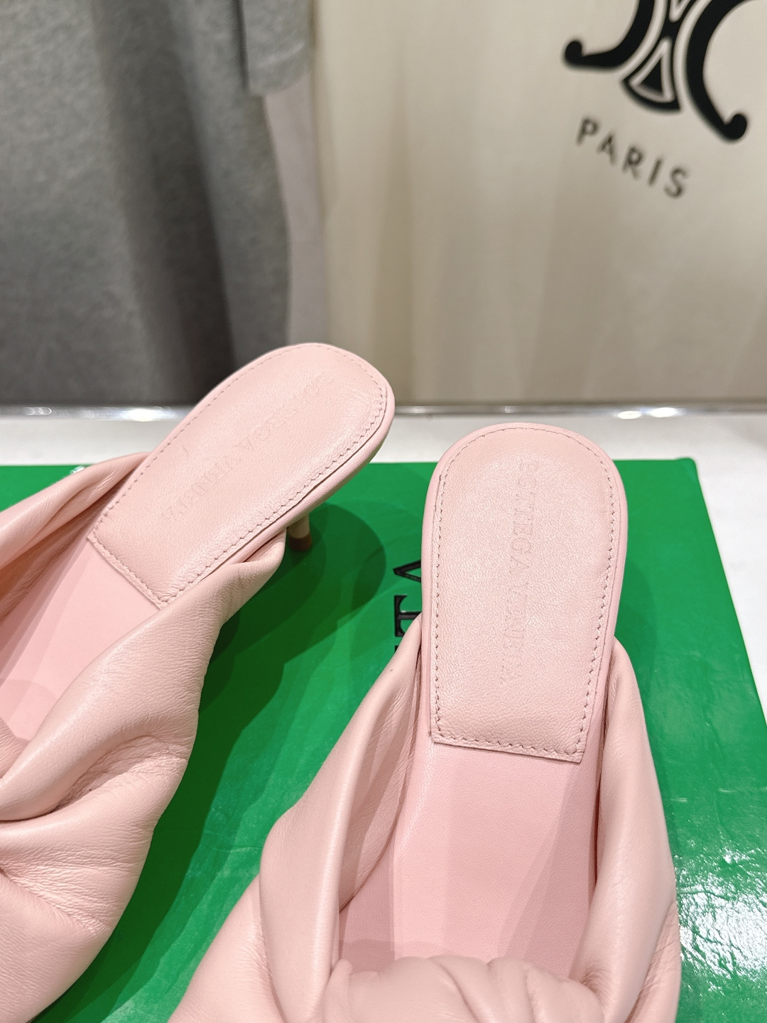 高版本出厂 Bottega Veneta/BV F065 2026ss夏季新款Parco Mule女士打