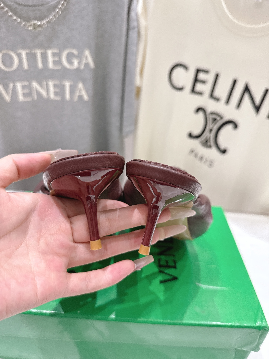 高版本出厂 Bottega Veneta/BV F065 2026ss夏季新款Parco Mule女士打