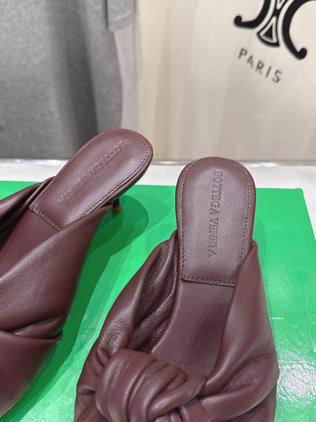 高版本出厂 Bottega Veneta/BV F065 2026ss夏季新款Parco Mule女士打