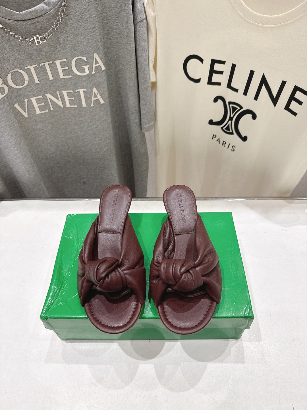 高版本出厂 Bottega Veneta/BV F065 2026ss夏季新款Parco Mule女士打
