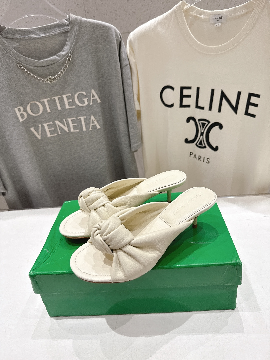 高版本出厂 Bottega Veneta/BV F065 2026ss夏季新款Parco Mule女士打