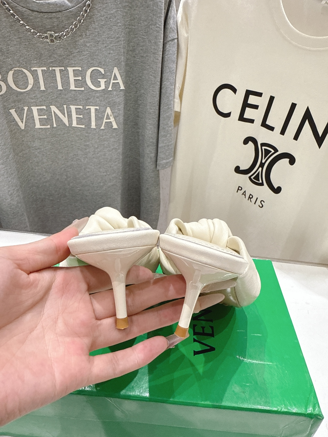 高版本出厂 Bottega Veneta/BV F065 2026ss夏季新款Parco Mule女士打