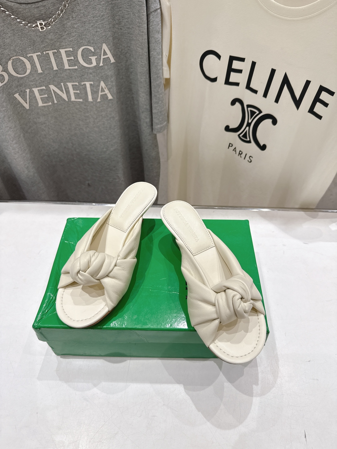 高版本出厂 Bottega Veneta/BV F065 2026ss夏季新款Parco Mule女士打