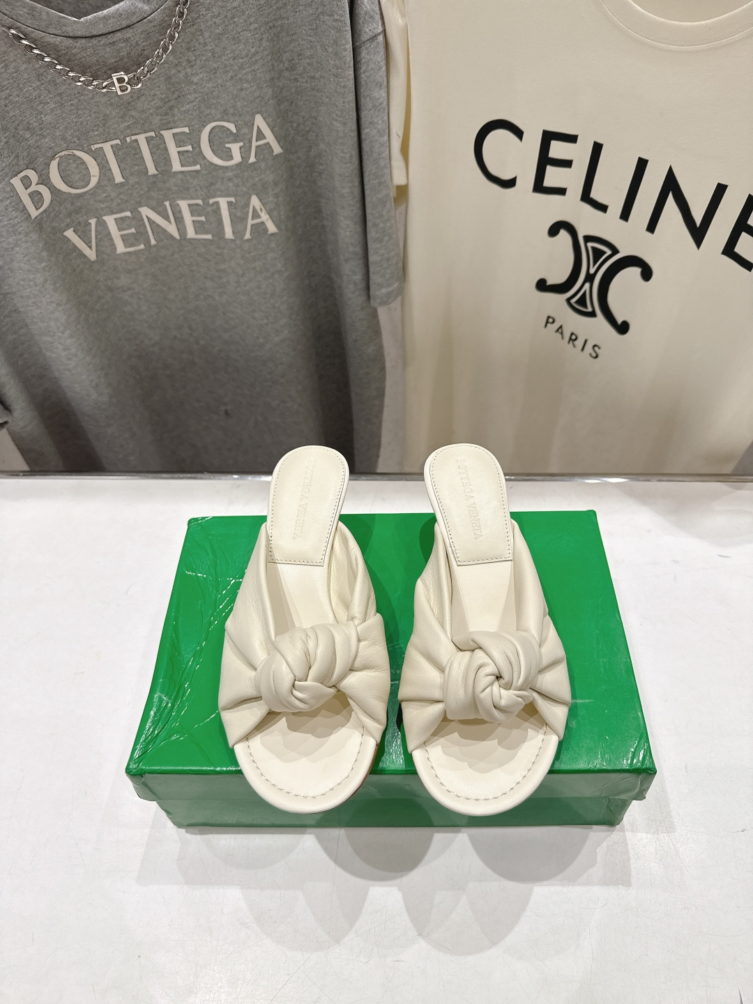 高版本出厂 Bottega Veneta/BV F065 2026ss夏季新款Parco Mule女士打