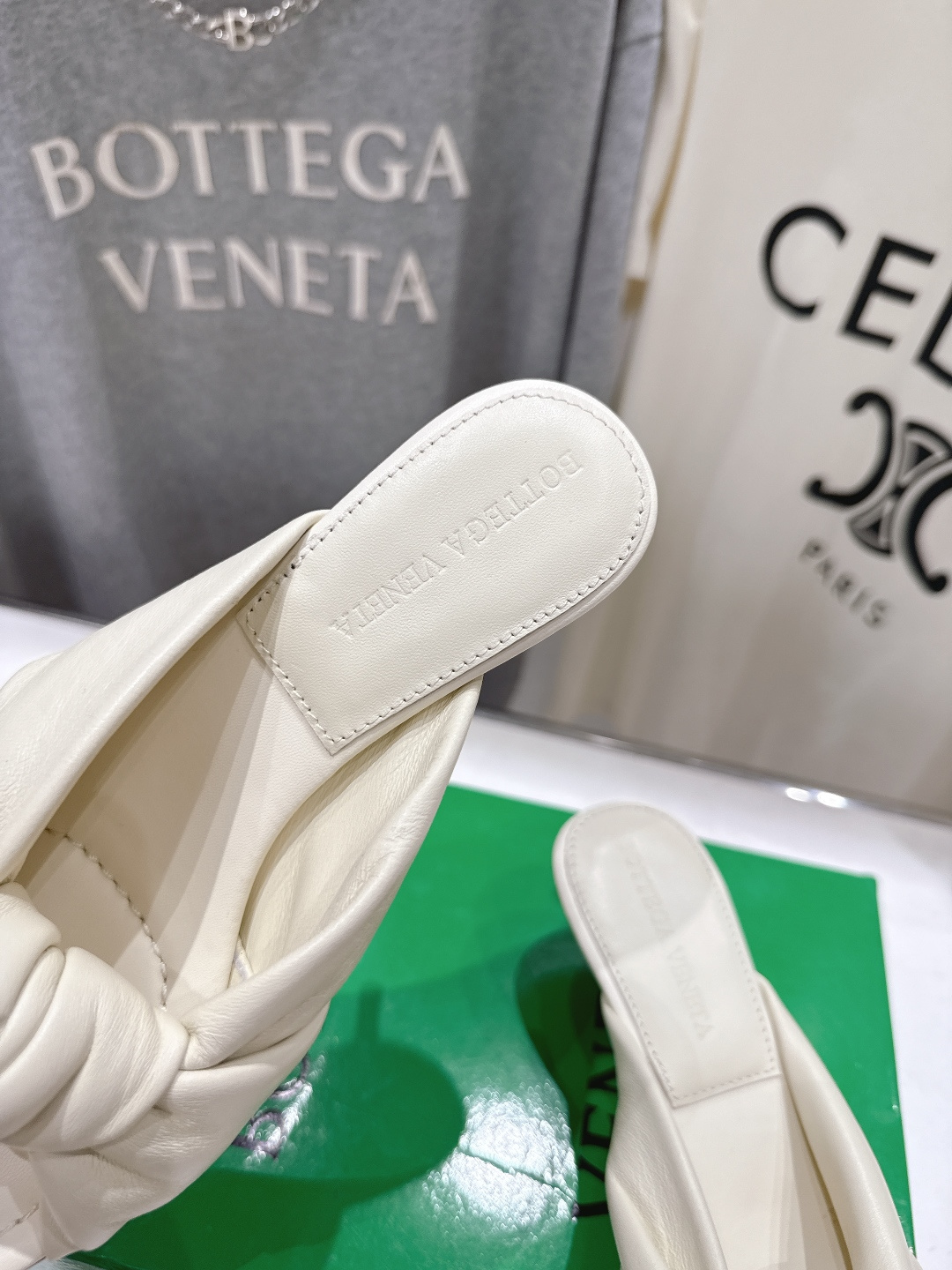 高版本出厂 Bottega Veneta/BV F065 2026ss夏季新款Parco Mule女士打