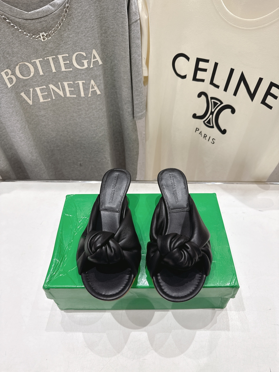 高版本出厂 Bottega Veneta/BV F065 2026ss夏季新款Parco Mule女士打