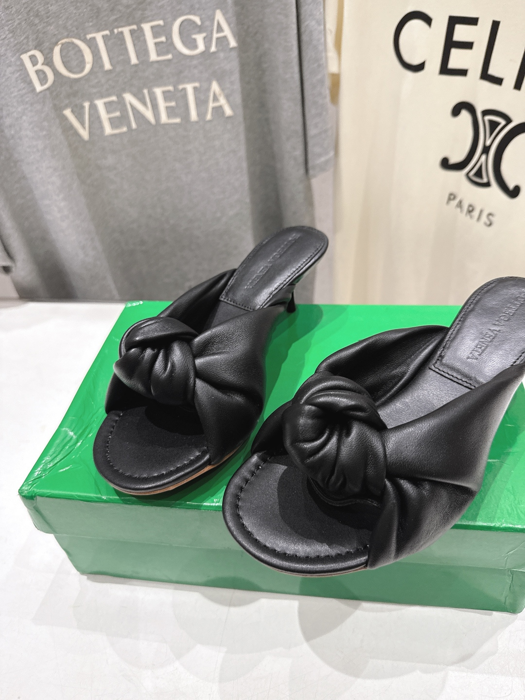 高版本出厂 Bottega Veneta/BV F065 2026ss夏季新款Parco Mule女士打