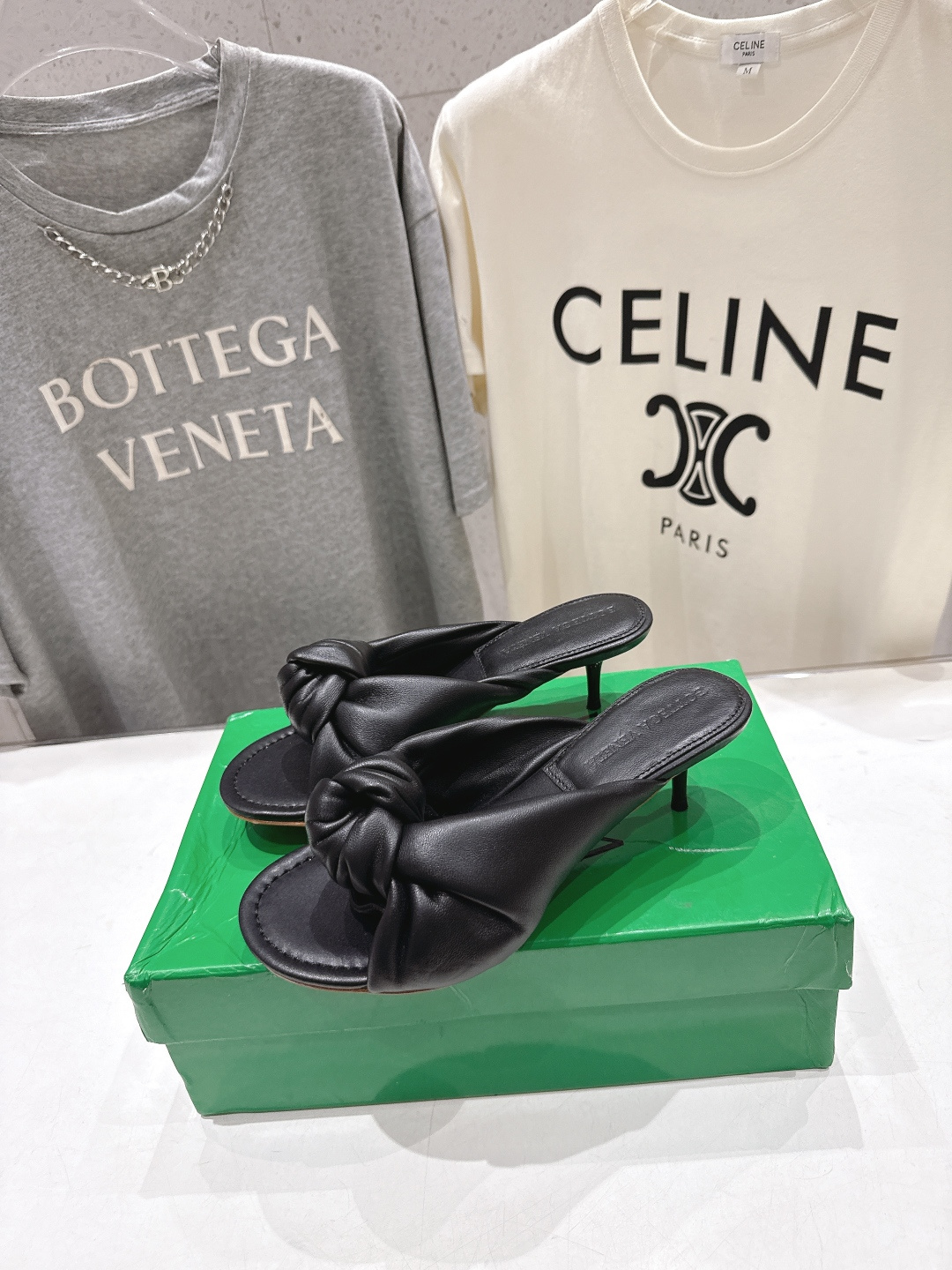高版本出厂 Bottega Veneta/BV F065 2026ss夏季新款Parco Mule女士打