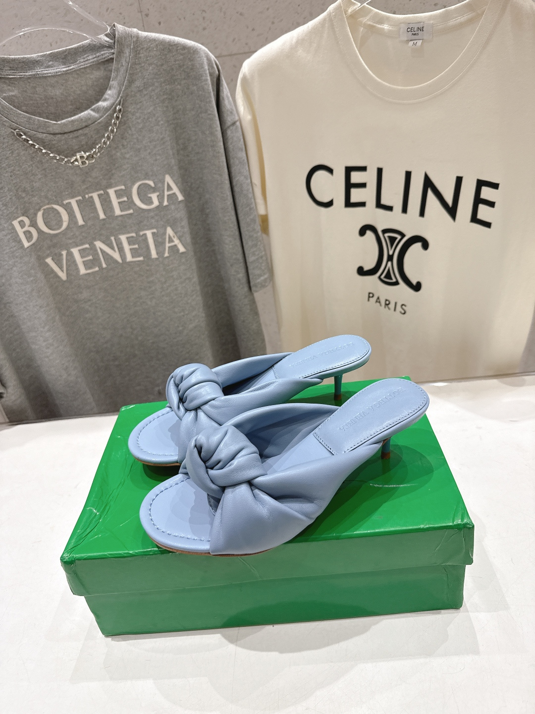 高版本出厂 Bottega Veneta/BV F065 2026ss夏季新款Parco Mule女士打